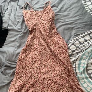 MIDI pink dress